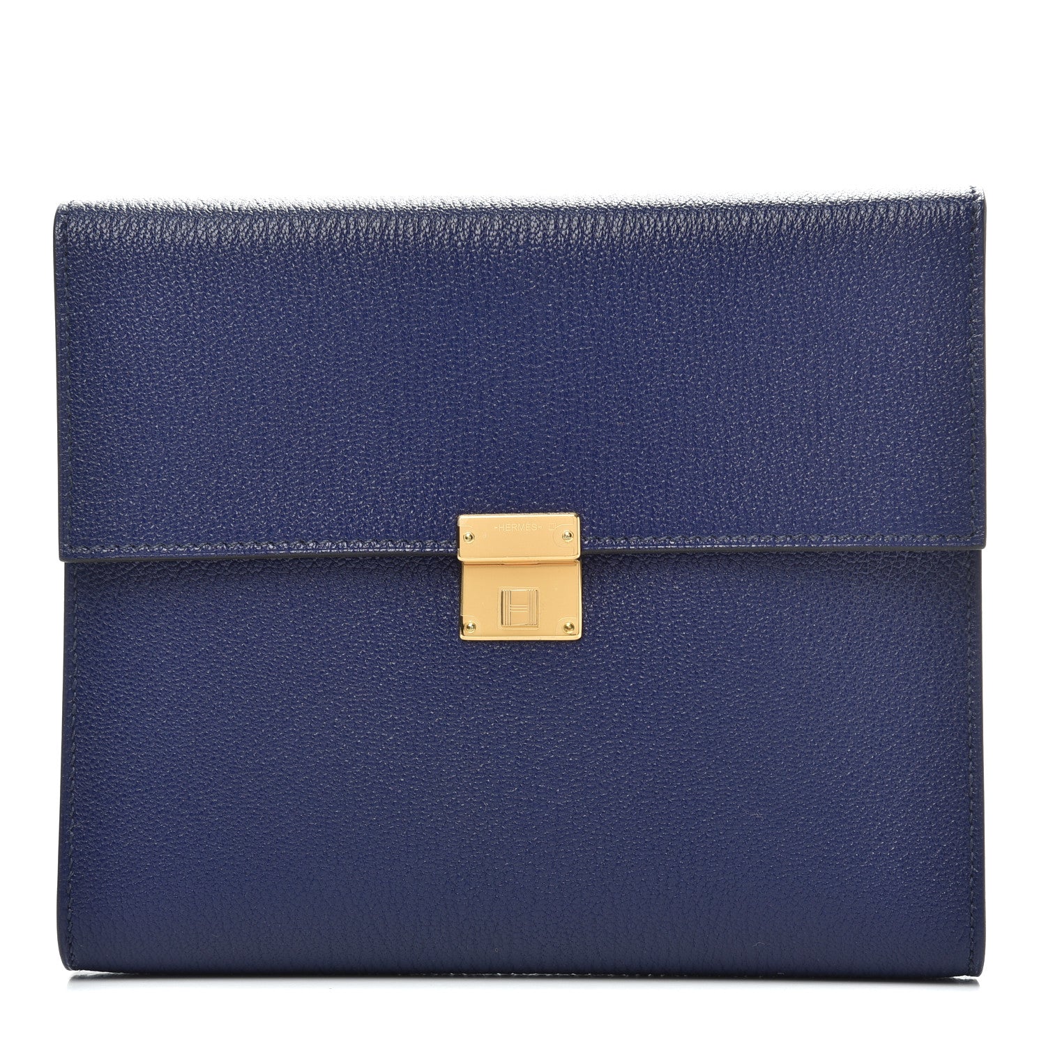 Hermes Chevre Mysore Clic 16 Wallet Blue Encre 1 of 6