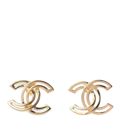 Chanel Metal Obazine CC Earrings Gold 1 of 4