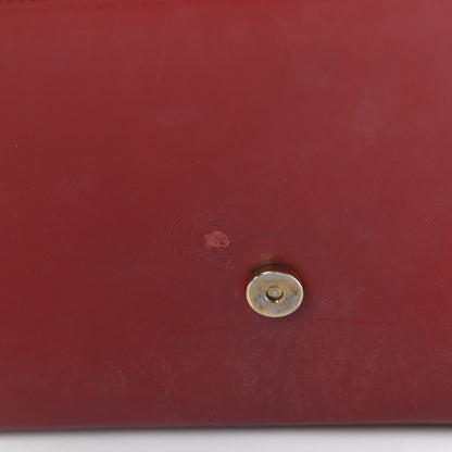 Saint Laurent Smooth Calfskin Medium Classic Monogram Kate Tassel Satchel Lipstick Red 12 of 13