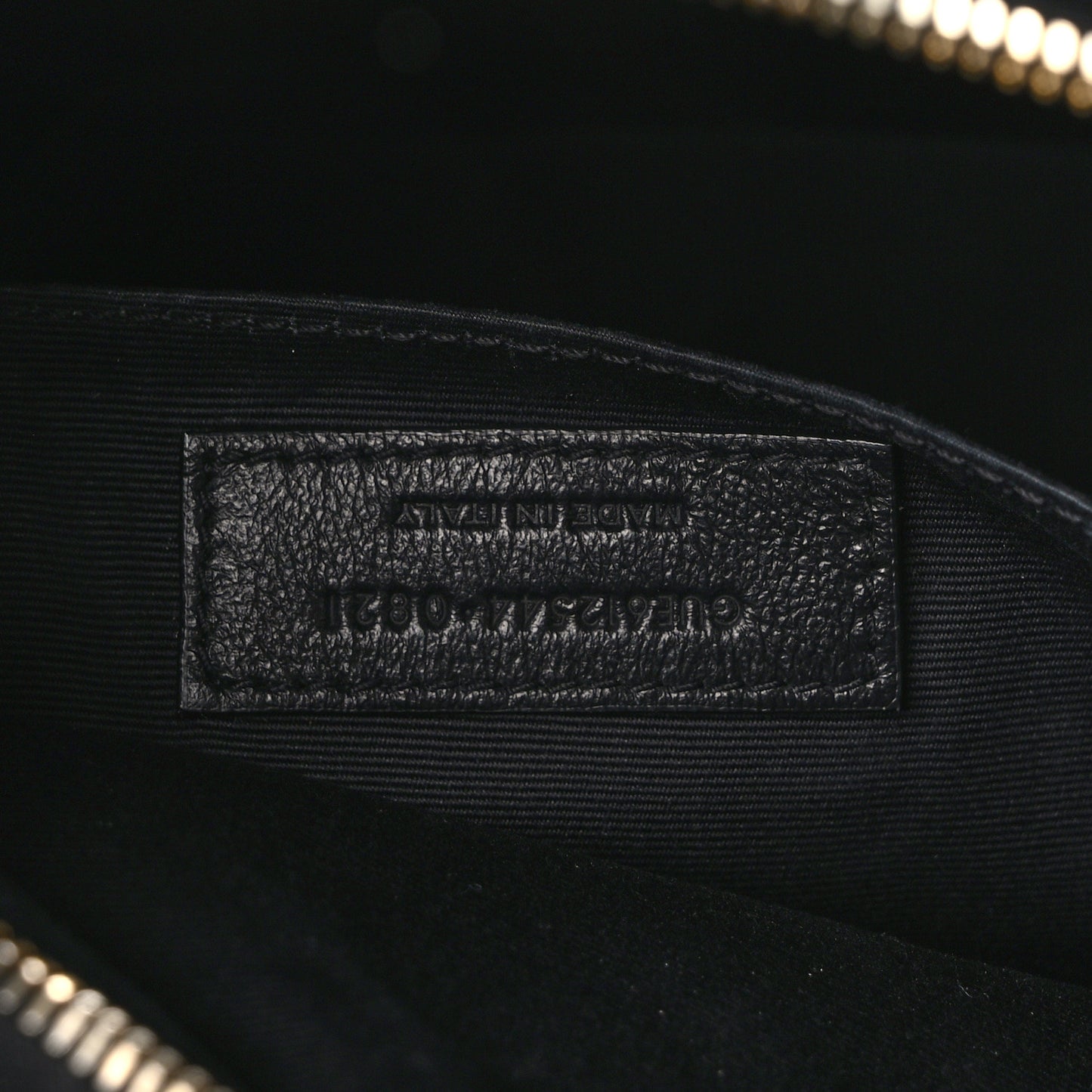 SAINT LAURENT Calfskin Matelasse Monogram Lou Camera Bag Black