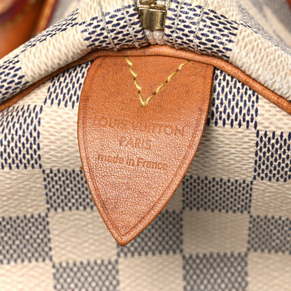 Louis Vuitton Damier Azur Speedy 30 6 of 12
