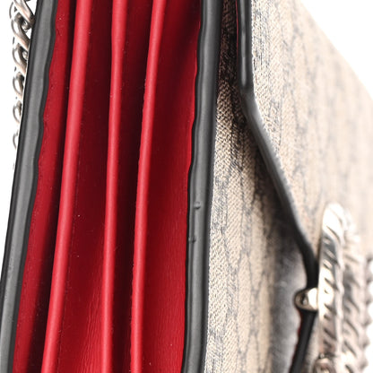 Gucci GG Supreme Monogram Mini Dionysus Chain Wallet Beige Vulcanic Red 11 of 12