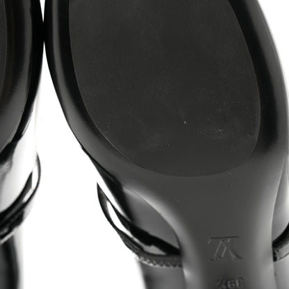 Louis Vuitton Patent Uniformes Silhouette 40mm Pumps 39.5 Black 9 of 10