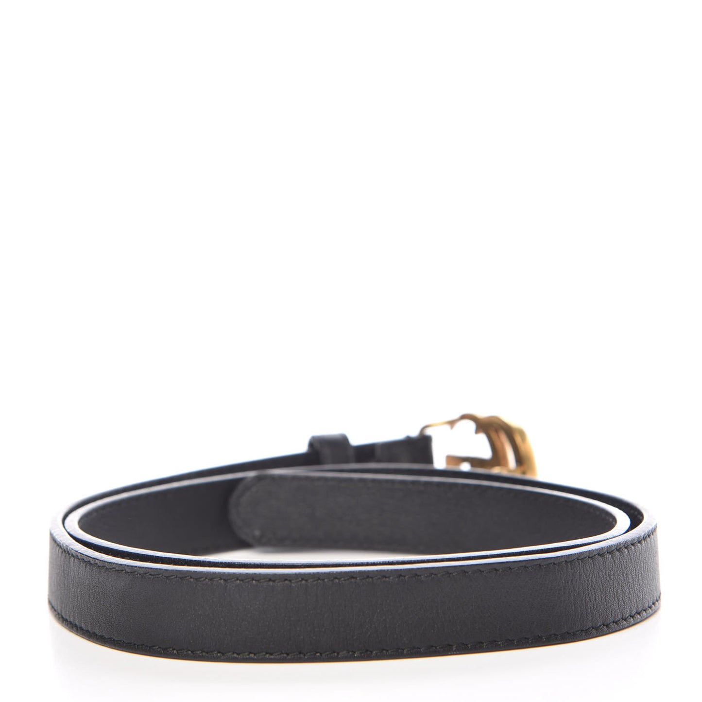 Calfskin Double G 20mm Belt 100 40 Black