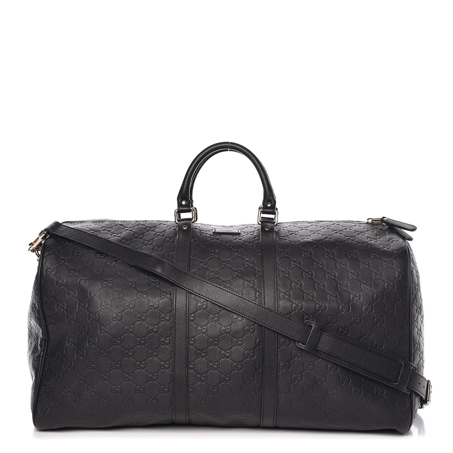 Guccissima Large Carry On Duffle Black