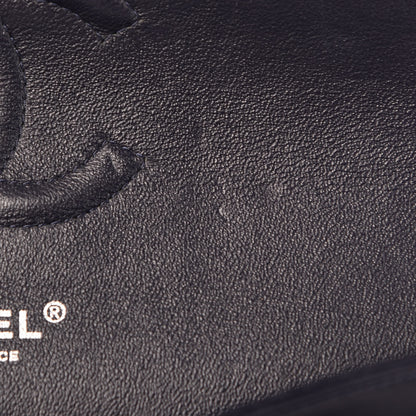 Chanel Lambskin Quilted Medium Double Flap Navy 7 of 11