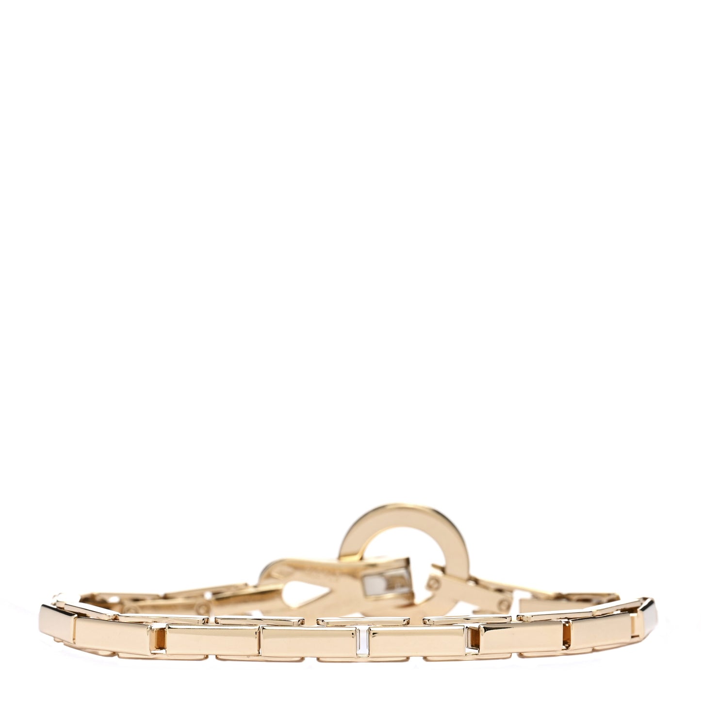 18K Yellow Gold Agrafe Link Bracelet