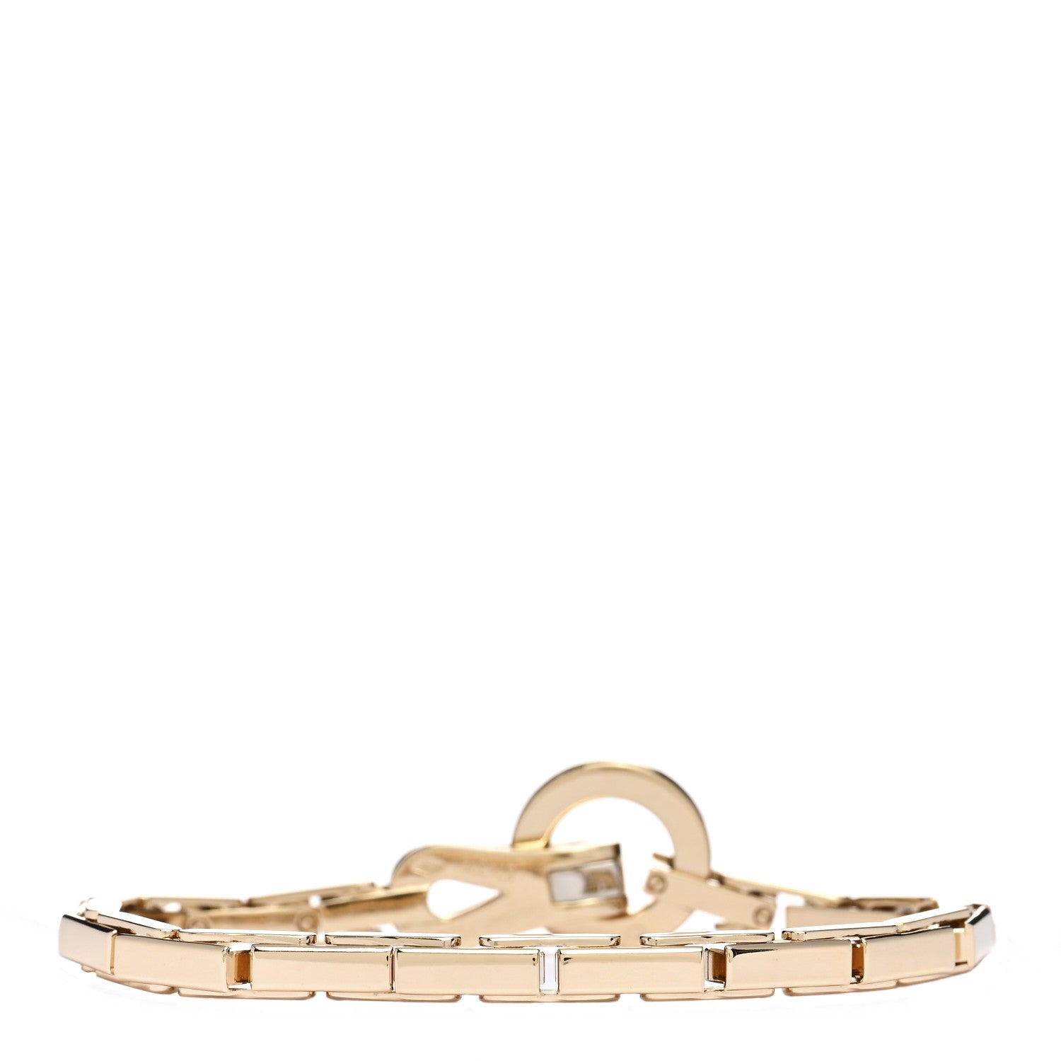 Cartier 18K Yellow Gold Agrafe Link Bracelet 2 of 3
