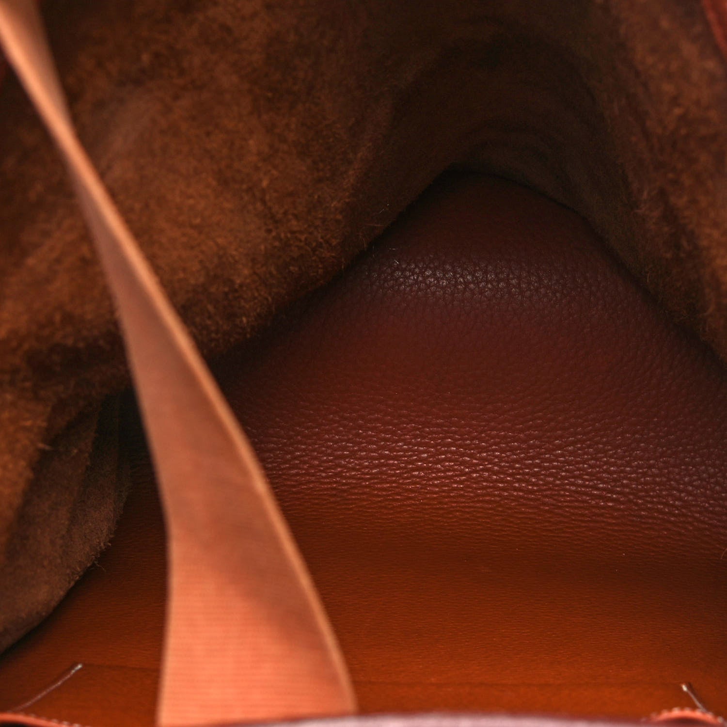 Hermes Taurillon Clemence Sherpa Backpack Gold 4 of 19