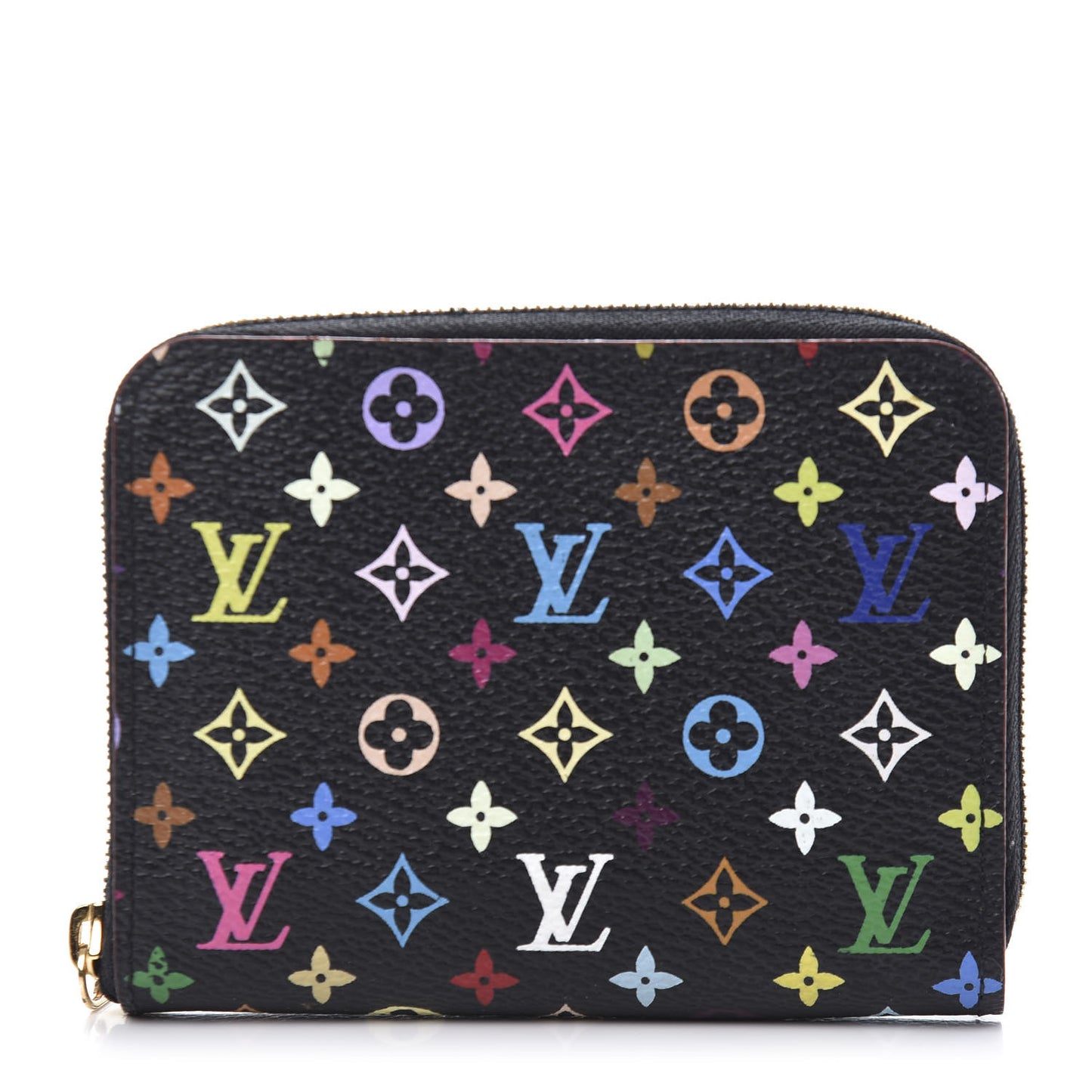 Monogram Multicolor Zippy Coin Purse Black Grenade