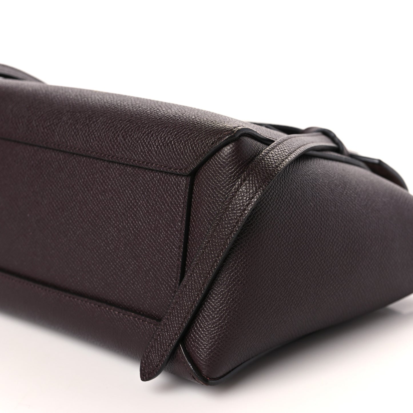 Grained Calfskin Nano Belt Bag Brown