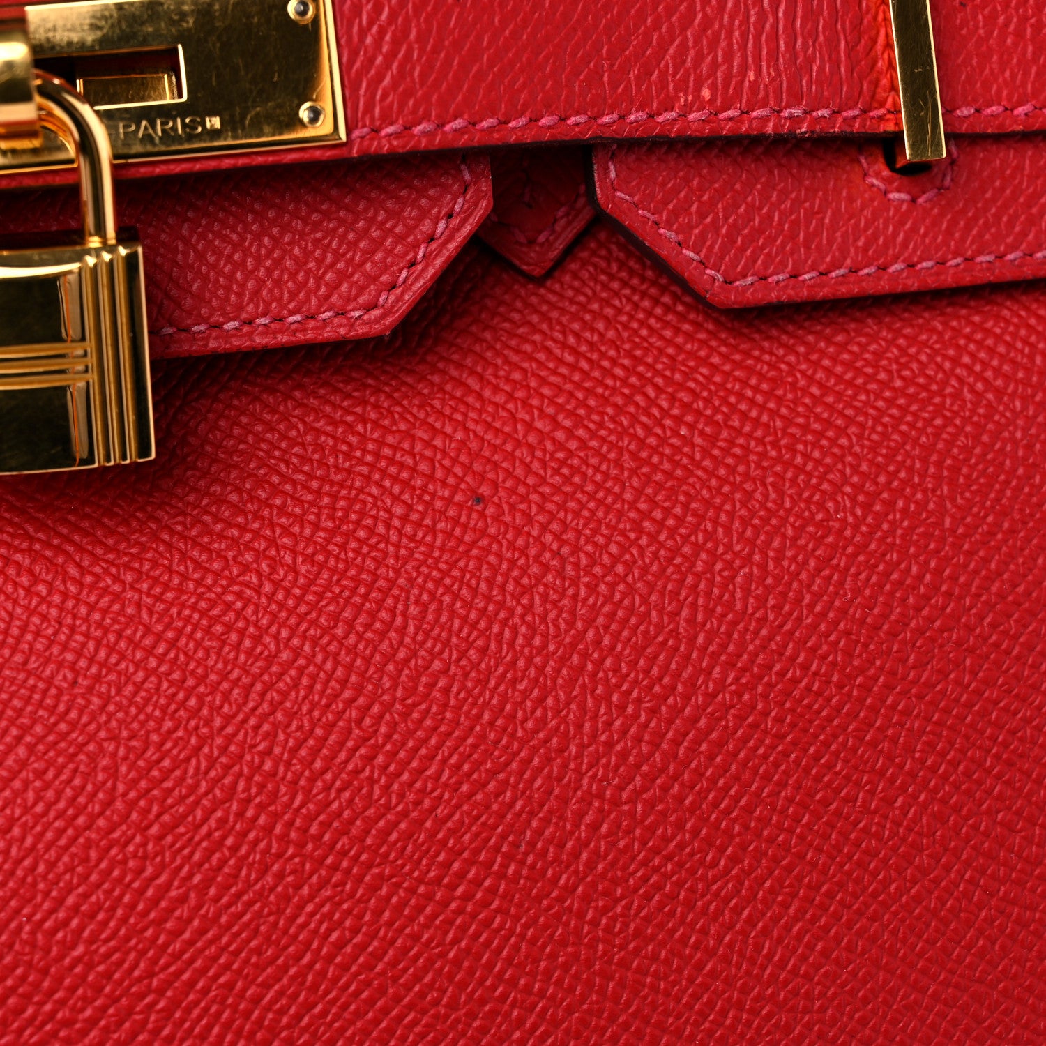 Hermes Epsom Birkin 30 Rouge Casaque 16 of 18