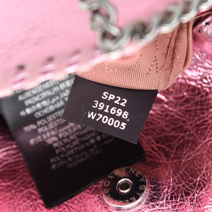 Stella McCartney Metallic Eco Alter Nappa Tiny Falabella Tote Pink 7 of 9