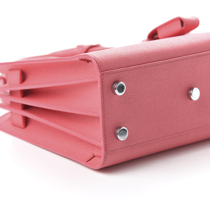 Saint Laurent Grained Calfskin Nano Sac De Jour Coral 6 of 12