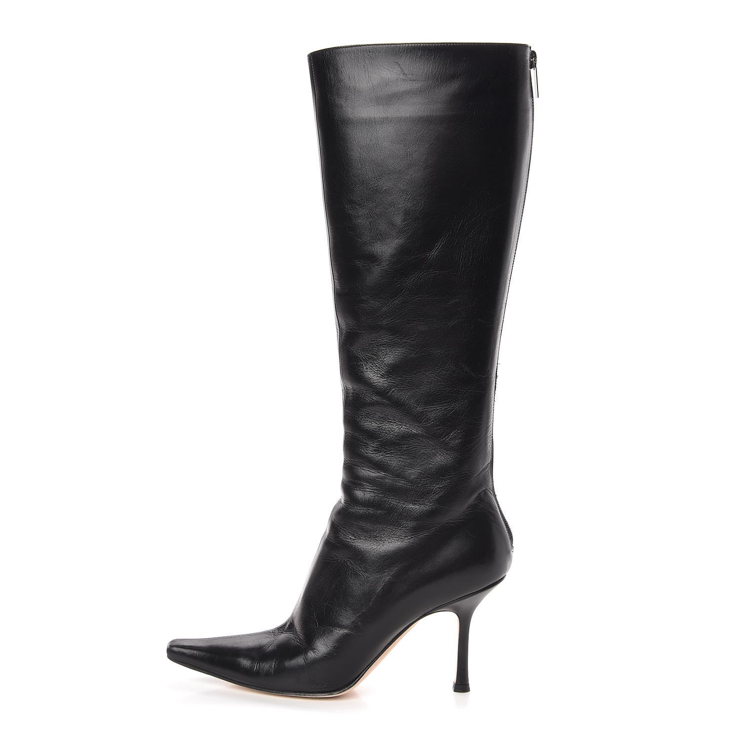Jimmy Choo Kid Peony Knee Hight Boots 38.5 Black 1 of 11