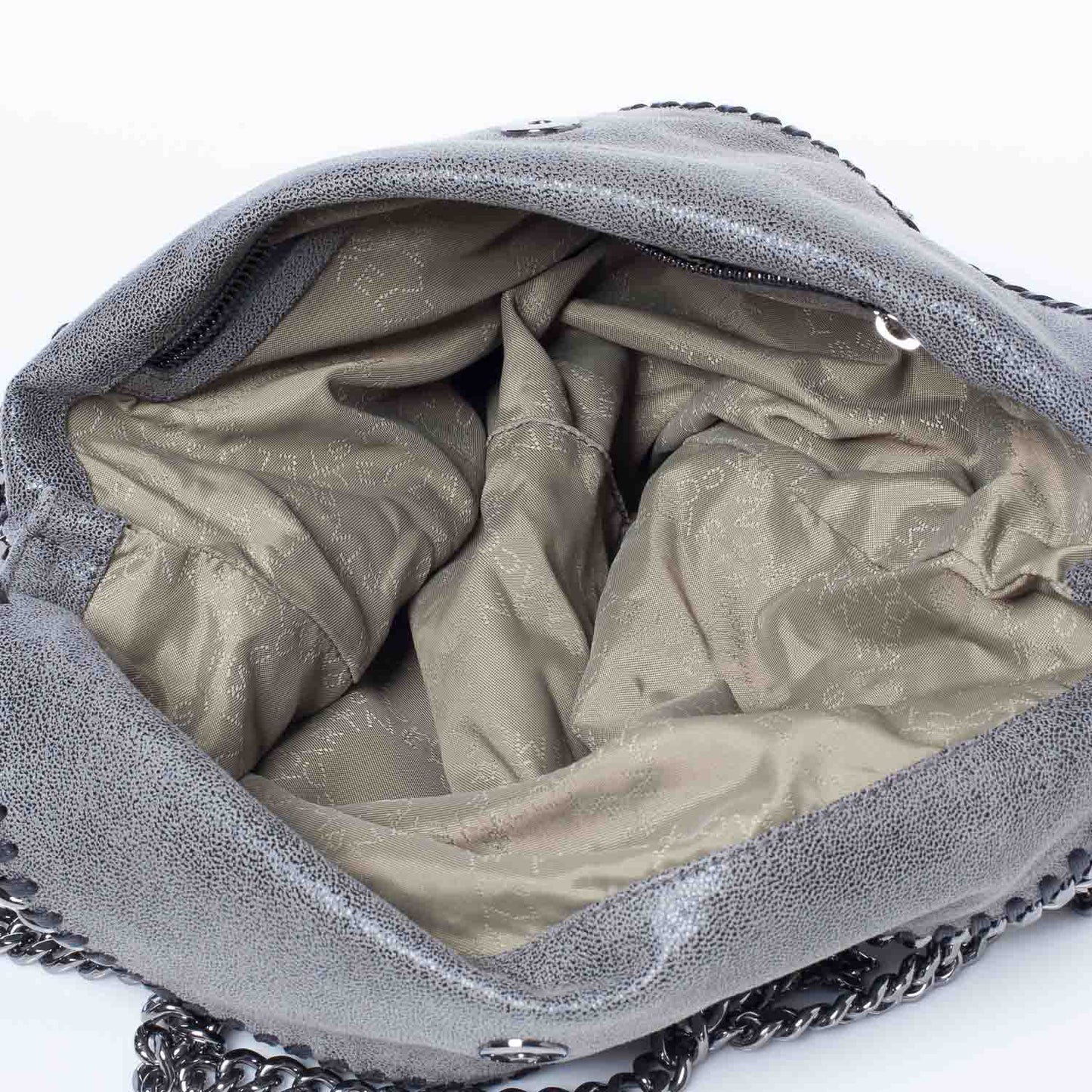 Faux Leather Large Shaggy Deer Falabella Gray