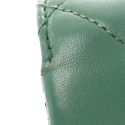 Chanel Lambskin Quilted Small Trendy CC Flap Dual Handle Bag Green 14 of 16