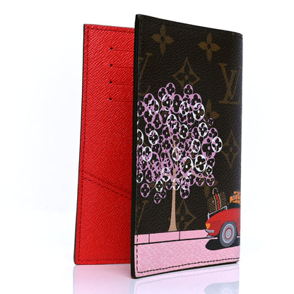 Louis Vuitton Monogram 2019 Christmas Animation Passport Cover Rouge 2 of 5