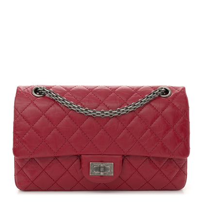 Chanel Aged Calfskin Quilted 2.55 Reissue 225 Flap Red 1 of 10