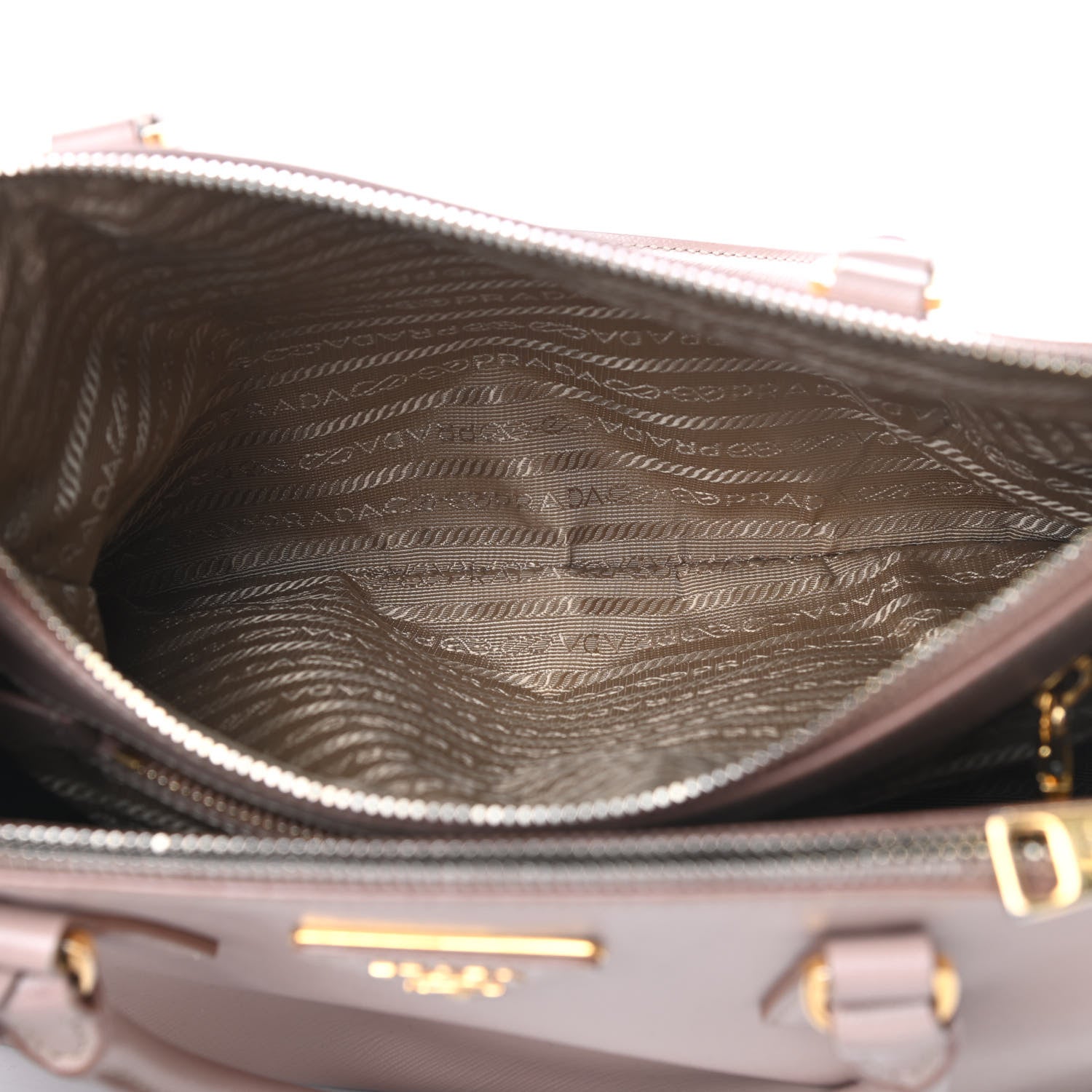 Prada Saffiano Small Galleria Double Zip Tote Cammeo 5 of 19