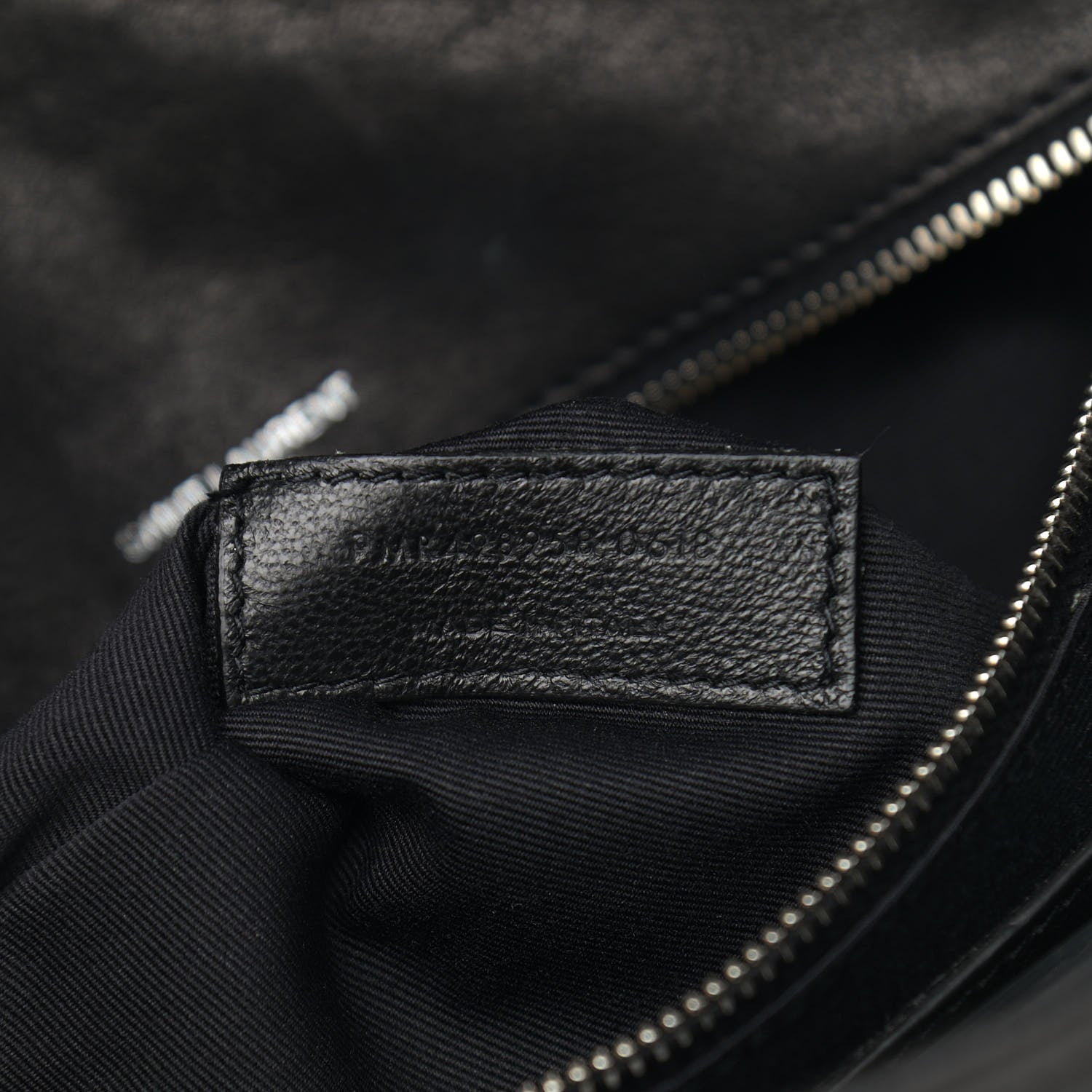 Saint Laurent Calfskin Monogram Armature Medium Niki Chain Satchel Black 7 of 11