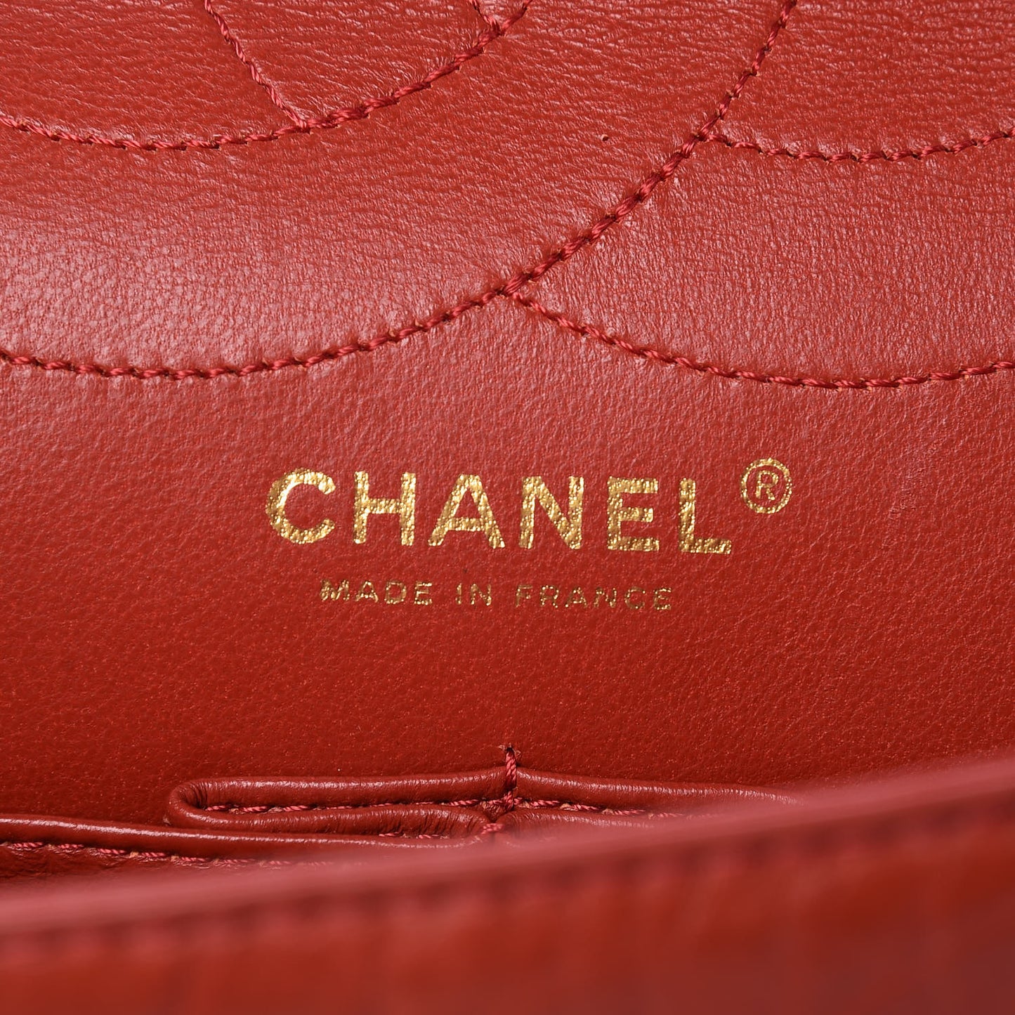 Aged Calfskin Quilted 2.55 Reissue 227 Flap Red
