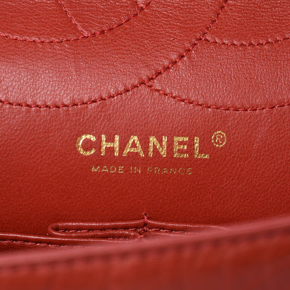 Chanel Aged Calfskin Quilted 2.55 Reissue 227 Flap Red 7 of 12