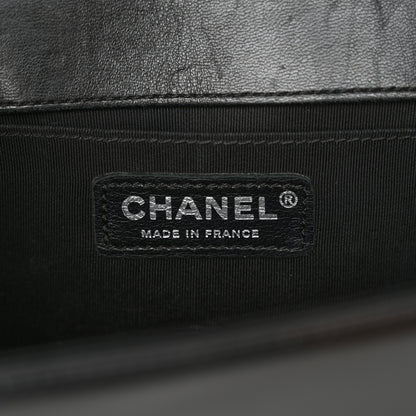 Chanel Glazed Calfskin Medium Boy Flap Black 6 of 13
