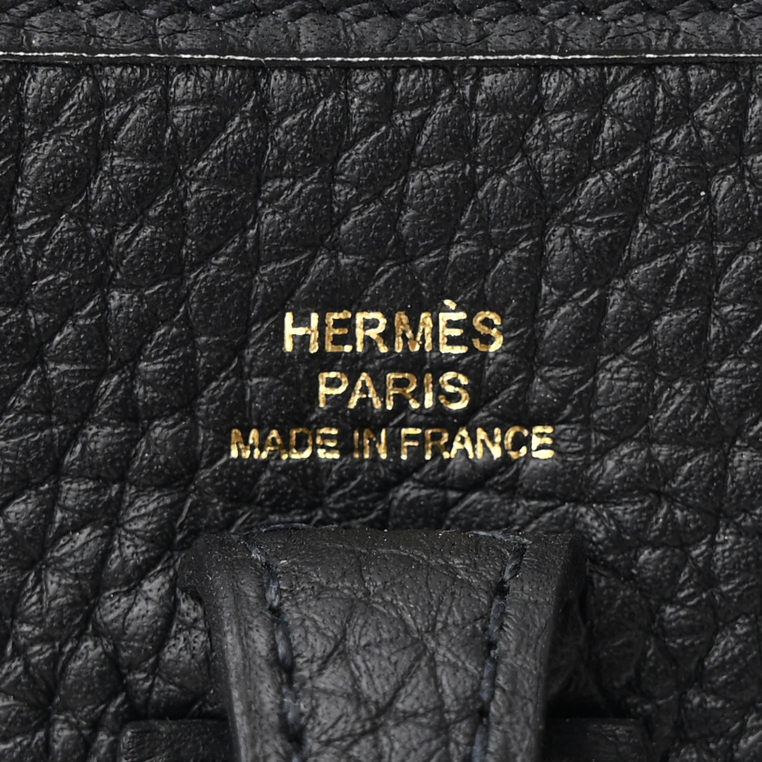 Hermes Taurillon Clemence Evelyne TPM Black 6 of 10