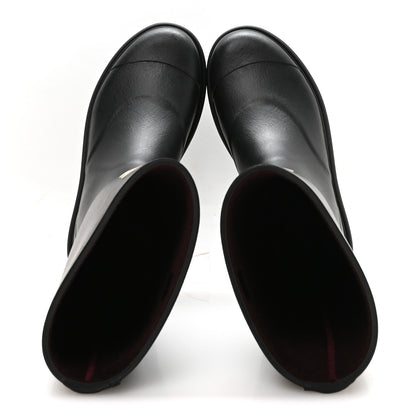 Chanel Caoutchouk CC High Boots 39 Black 2 of 9