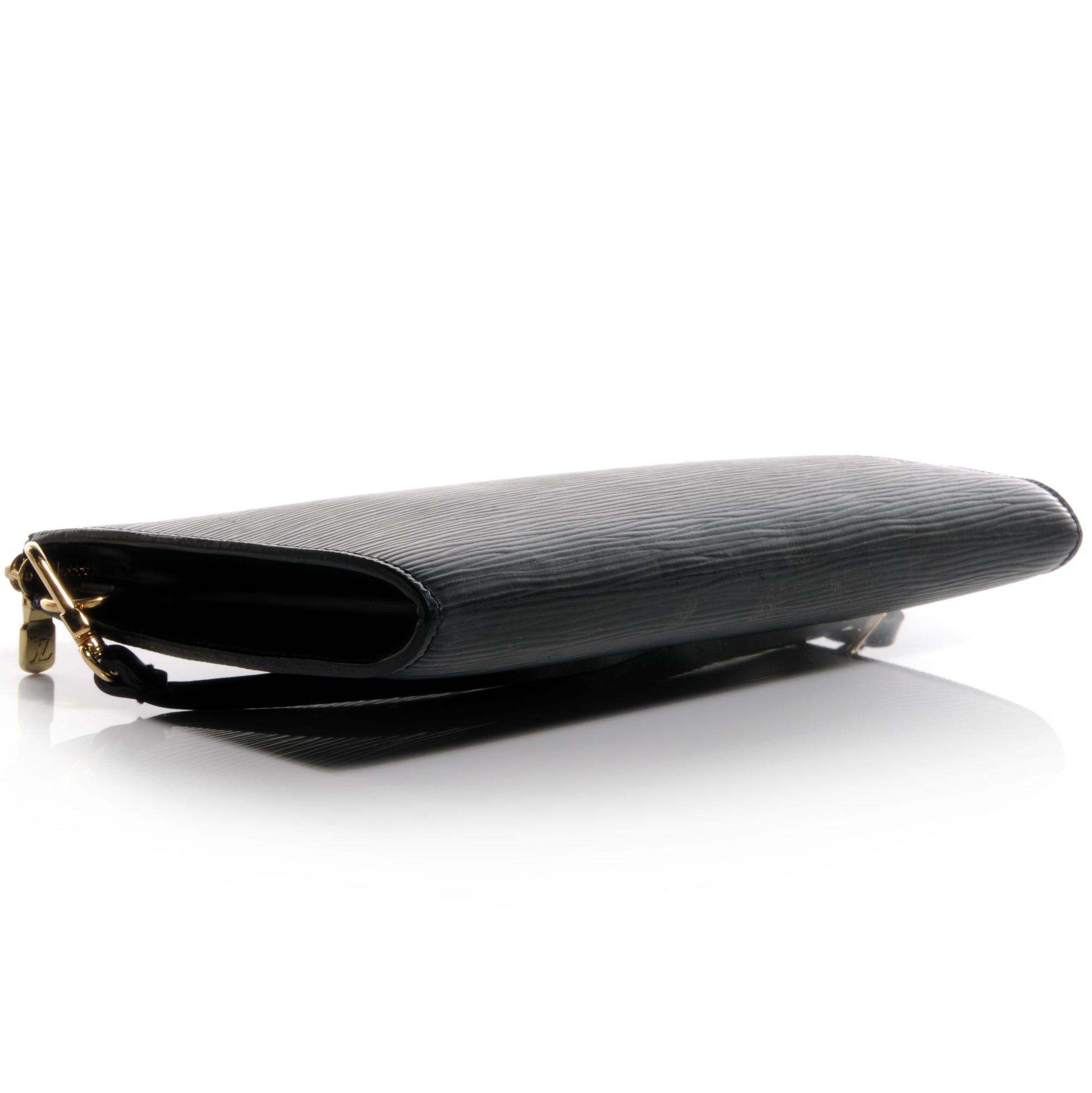Louis Vuitton Epi Pochette Accessories 24 Black 4 of 7