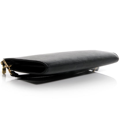 Louis Vuitton Epi Pochette Accessories 24 Black 4 of 7