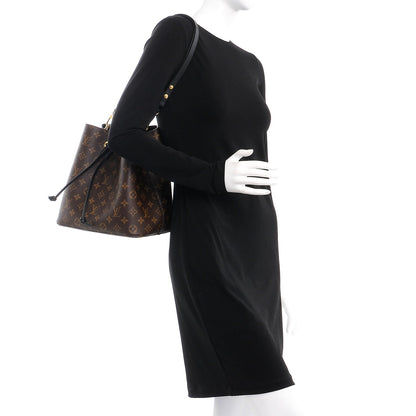 Louis Vuitton Monogram Neonoe MM Black 2 of 8
