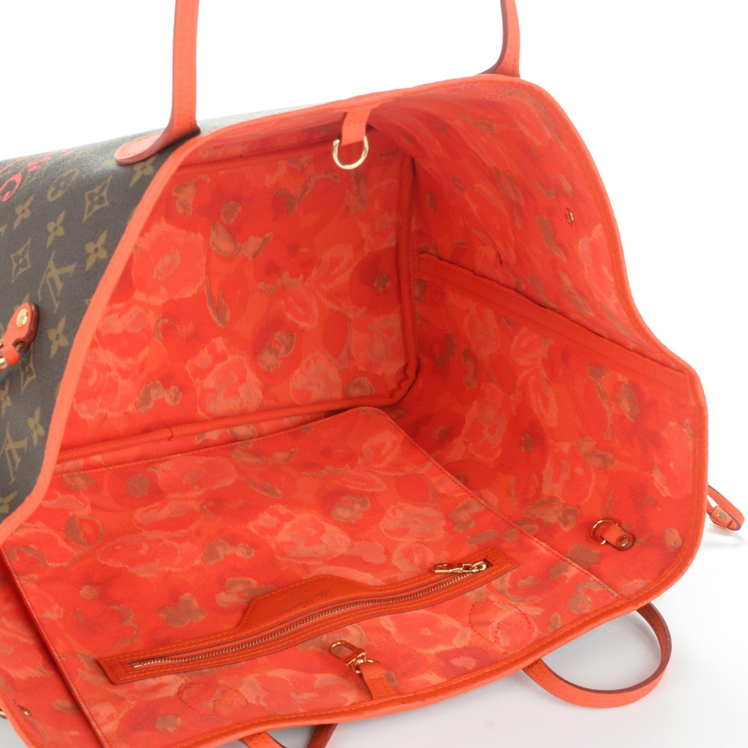 Louis Vuitton Monogram Articles de Voyage Ikat San Francisco LV Cup Neverfull GM Orange 5 of 8
