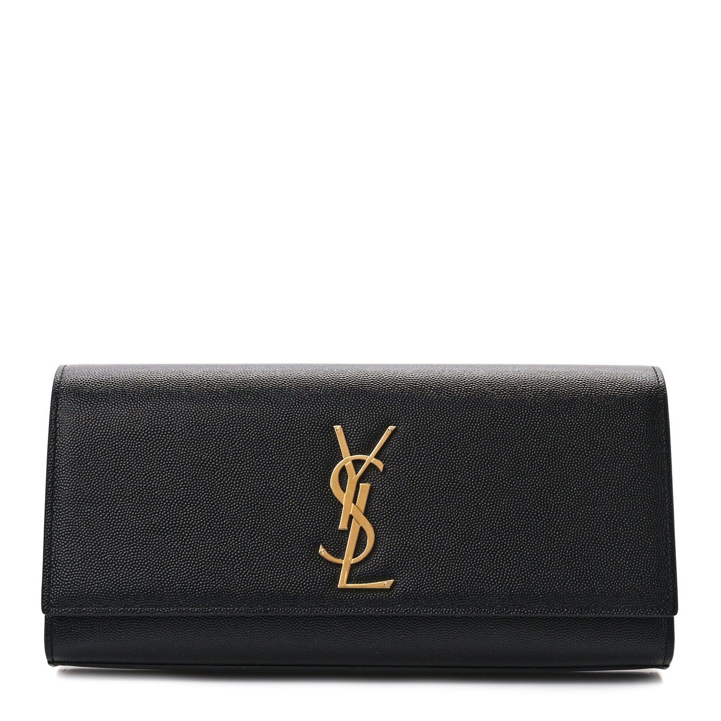 Grain De Poudre Monogram Cassandre Clutch Black