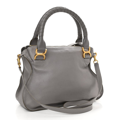 Chloe Calfskin Medium Marcie Satchel Cashmere Grey 3 of 15