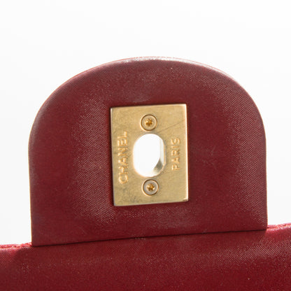 Chanel Iridescent Calfskin Large Chic Quilt Flap Red 5 of 8