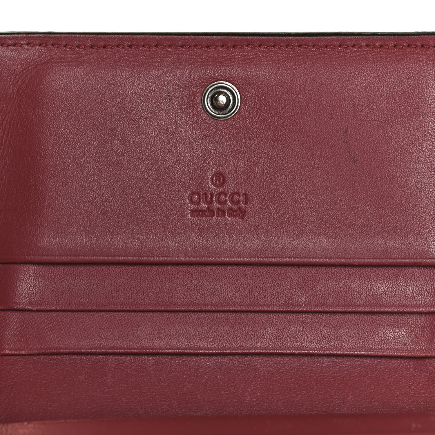 Gucci GG Supreme Monogram Blooms Card Case Beige Multicolor Dry Rose 6 of 10