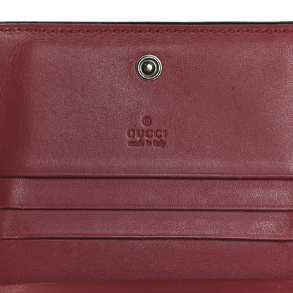 Gucci GG Supreme Monogram Blooms Card Case Beige Multicolor Dry Rose 6 of 10