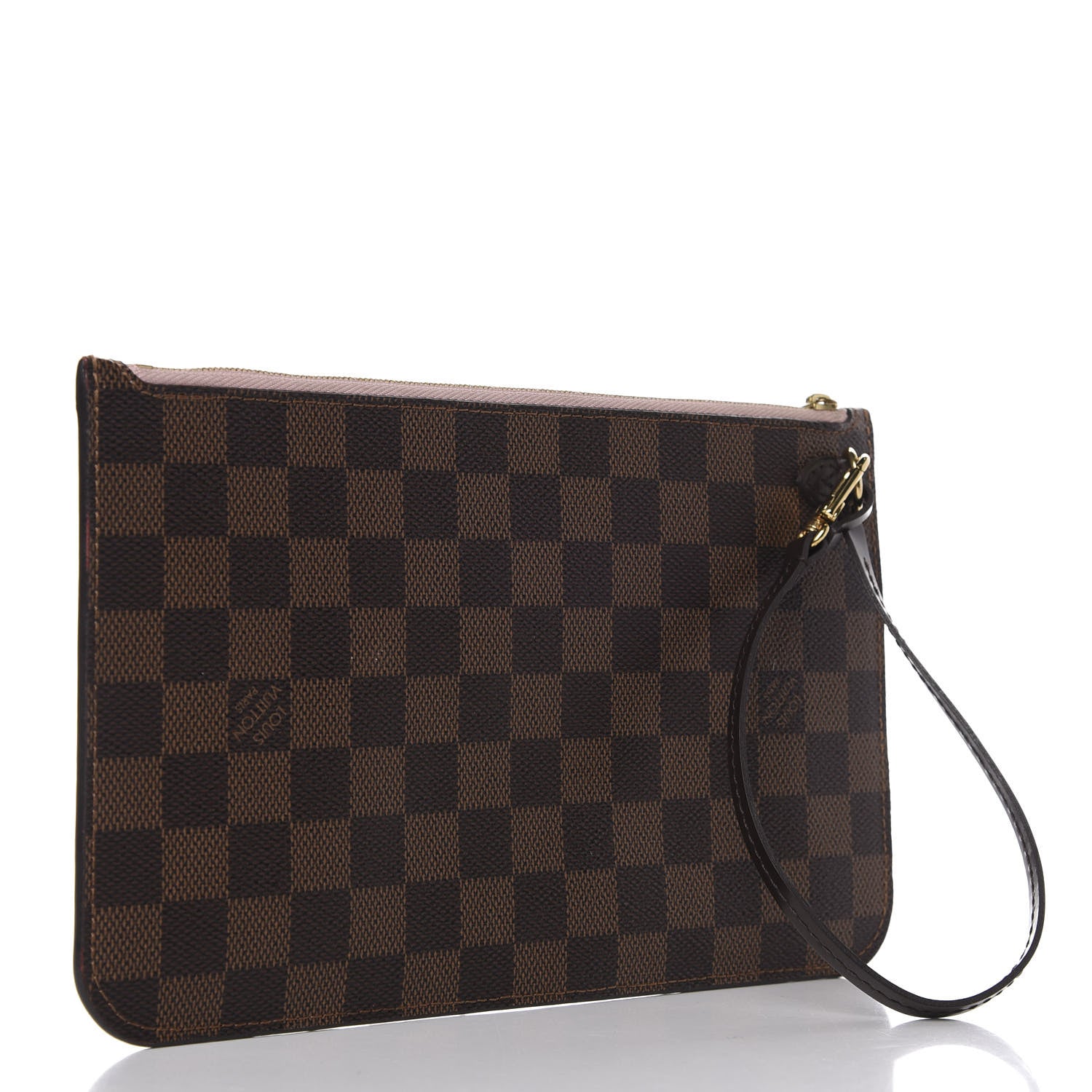 Louis Vuitton Damier Ebene Neverfull MM GM Pochette Rose Ballerine 3 of 10