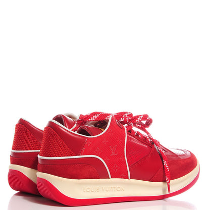Louis Vuitton Monogram Mix Sneaker 37 Rouge 4 of 8