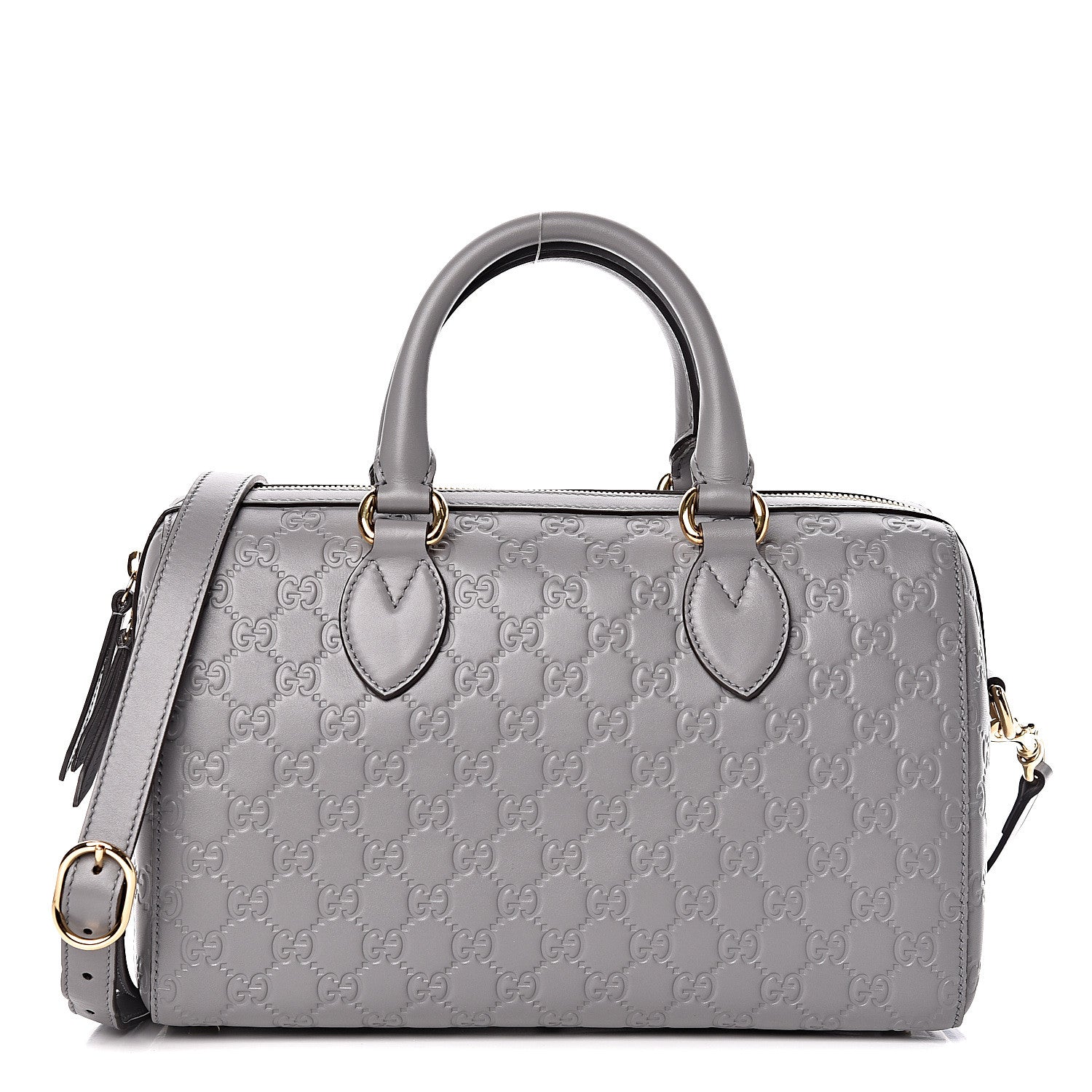 Gucci Guccissima Signature Boston Deep Grey 1 of 12
