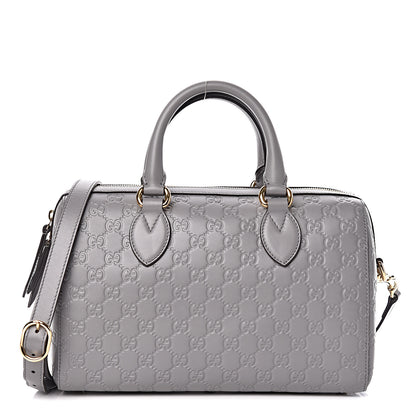 Gucci Guccissima Signature Boston Deep Grey 1 of 12