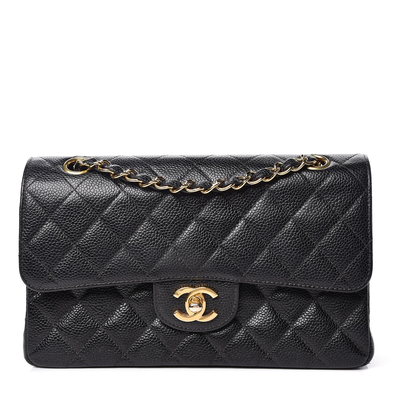 Chanel Caviar Quilted Small Double Flap Black 1 of 11