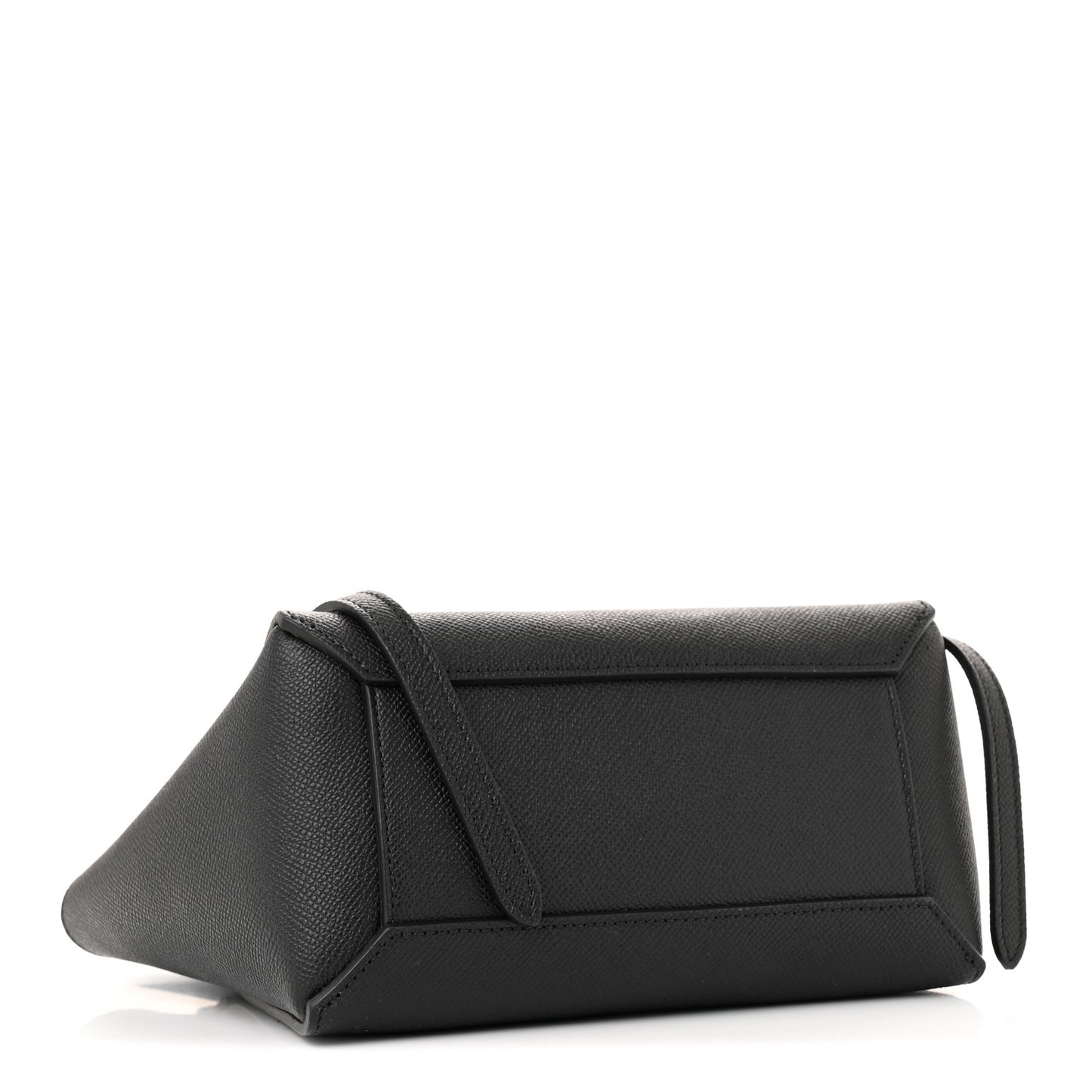 Grained Calfskin Nano Belt Bag Black