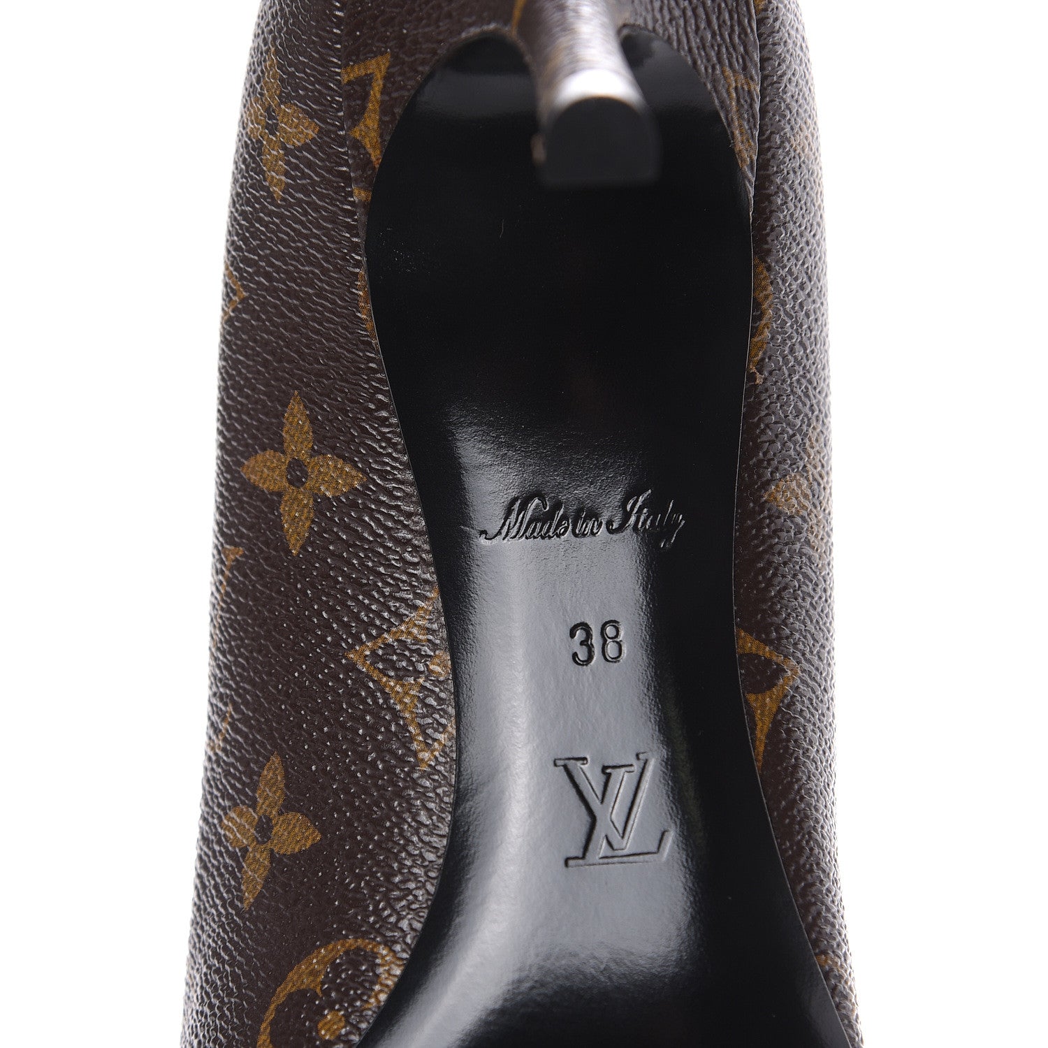 Louis Vuitton Reverse Monogram Cherie Pumps 38 6 of 8