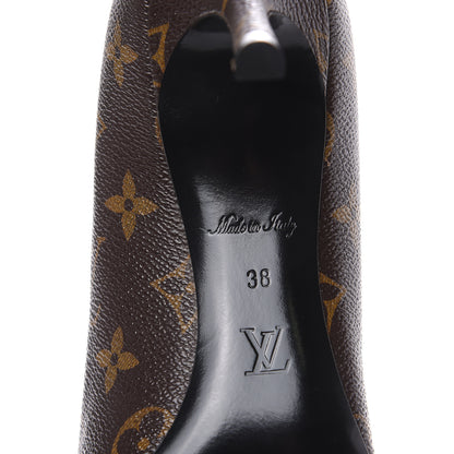 Louis Vuitton Reverse Monogram Cherie Pumps 38 6 of 8