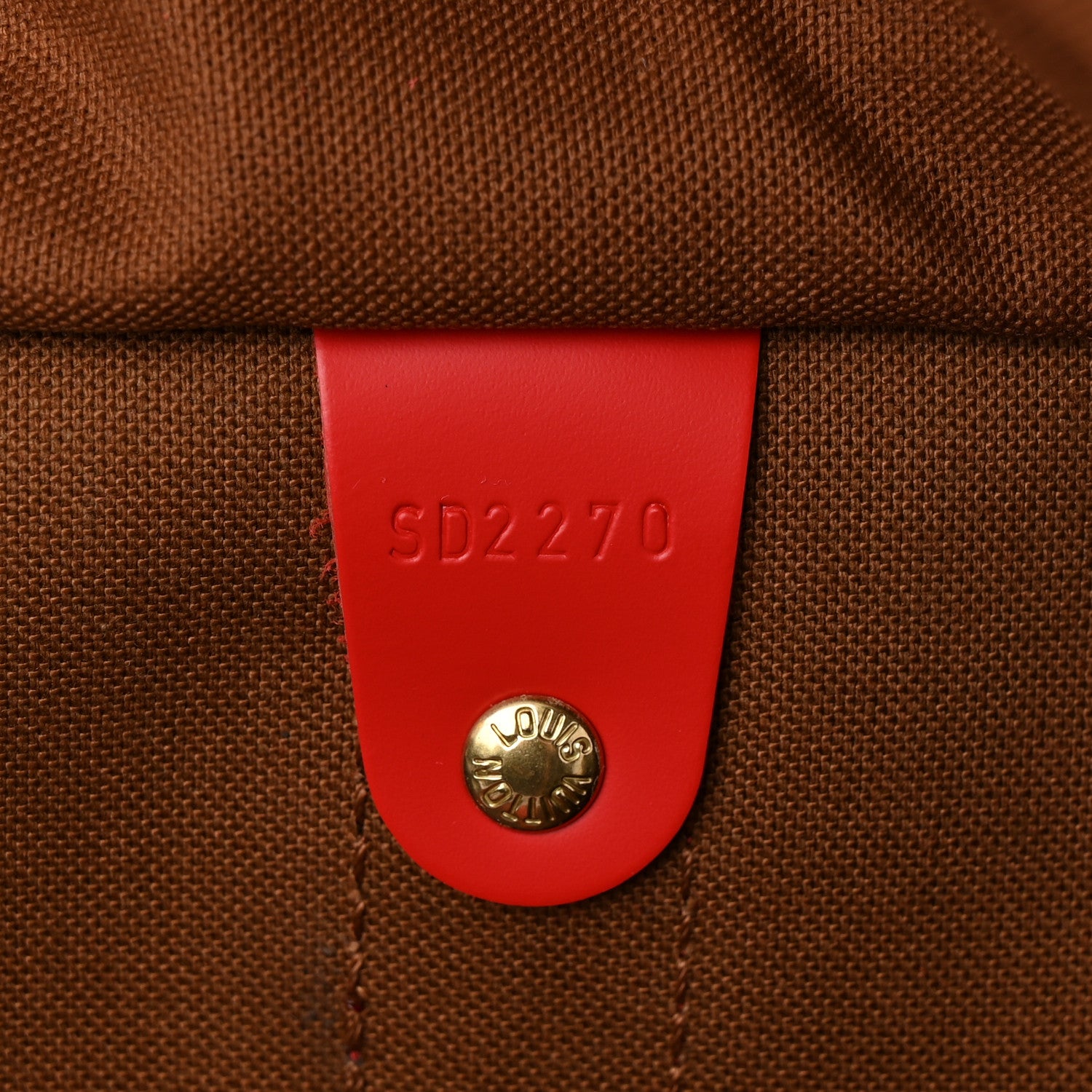 Louis Vuitton Calfskin Monogram Keepall Bandouliere 50 Coquelicot 6 of 9