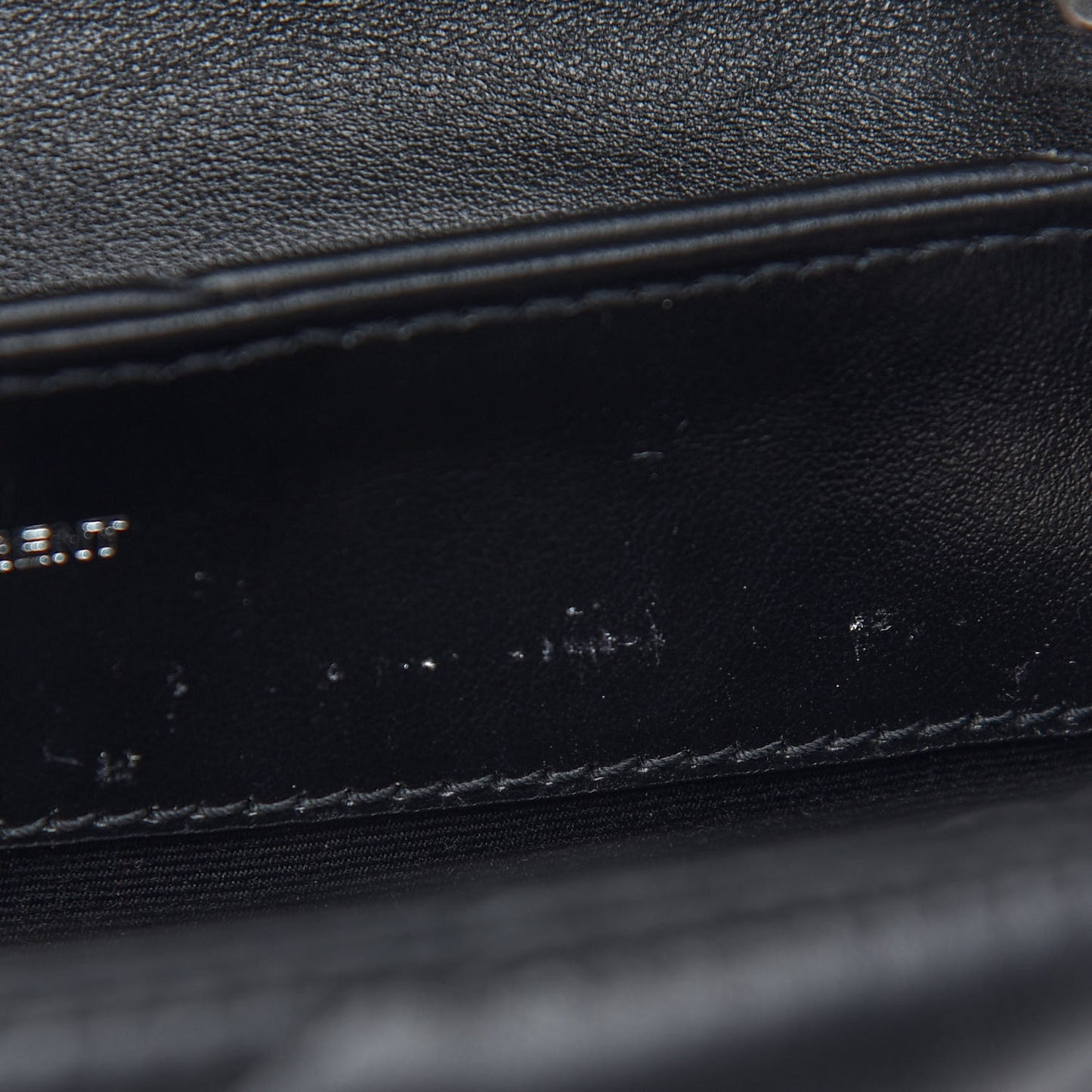 Calfskin Y Quilted Monogram Small Loulou Chain Satchel Black