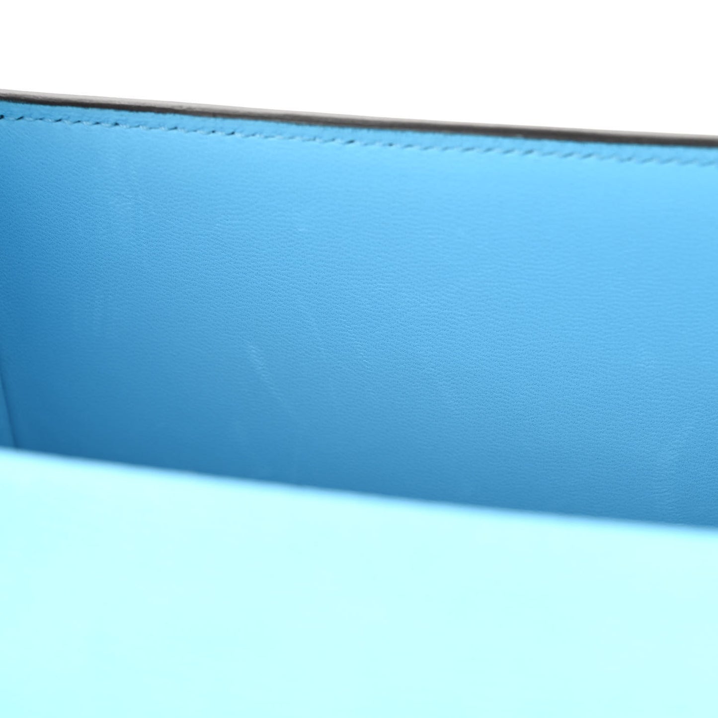Chevre Mysore Cinhetic Boxy Top Handle Bag Bleu De Nord